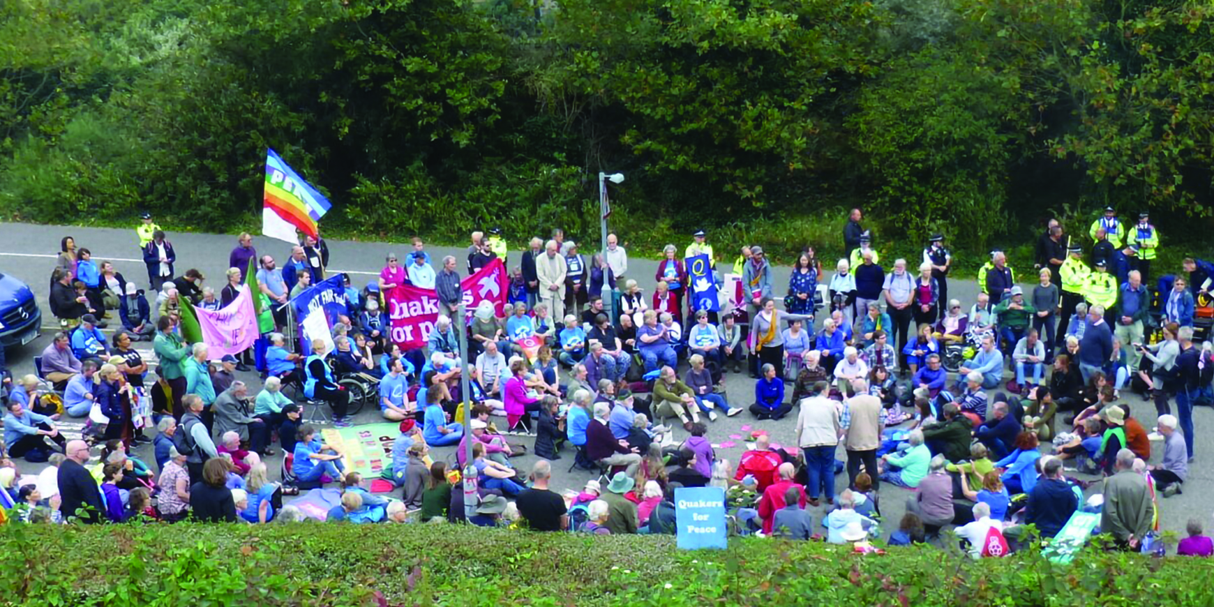 Quakers witness against DSEI