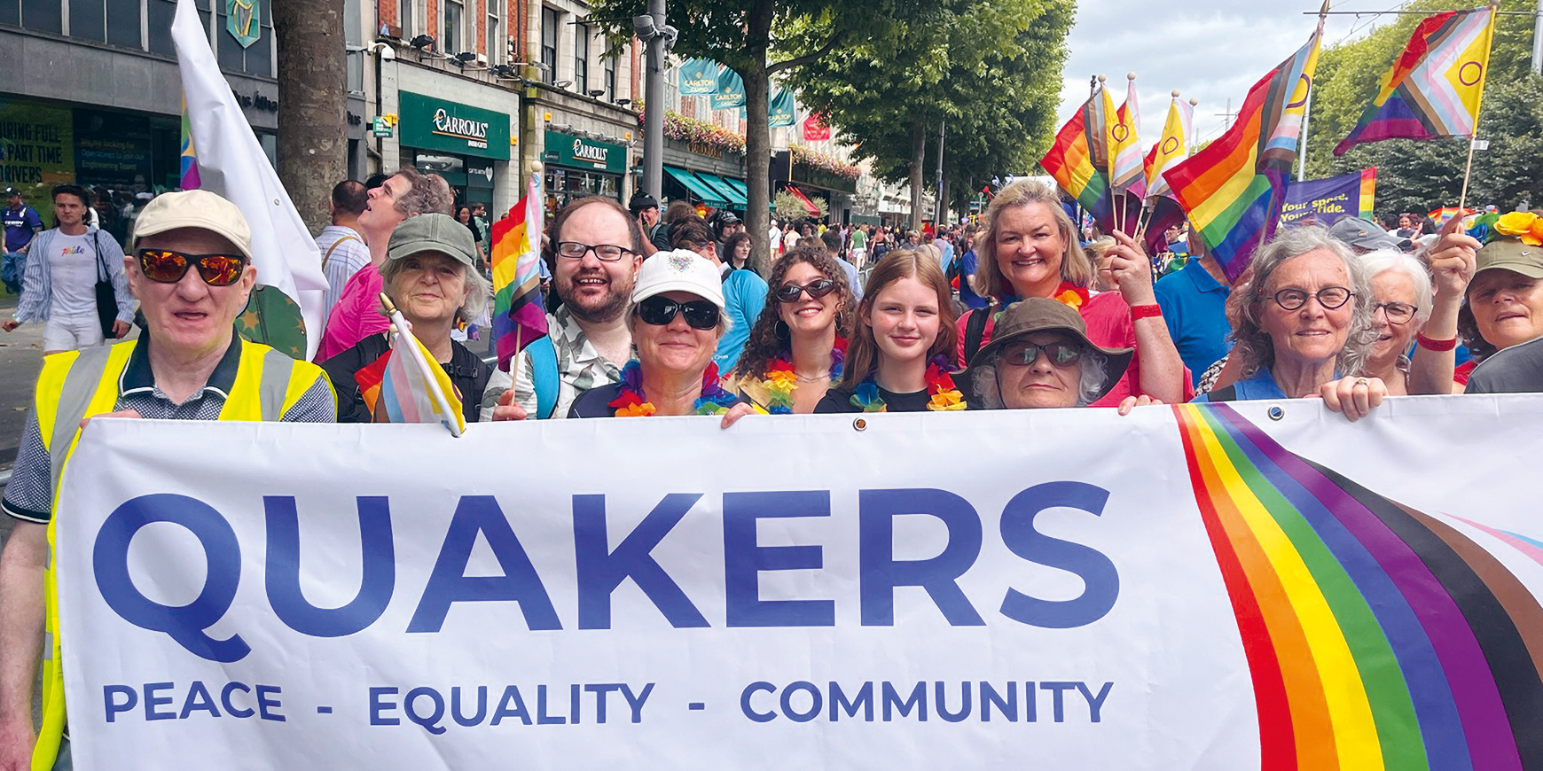 Quakers in Ireland join Dublin Pride