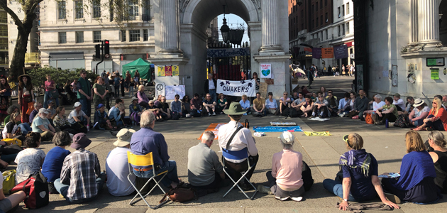 Friends flock for Extinction Rebellion protest