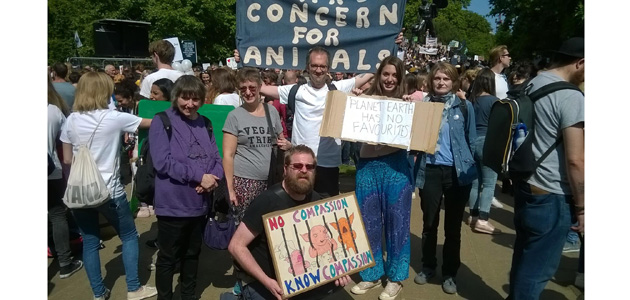 Friends march for animal rights