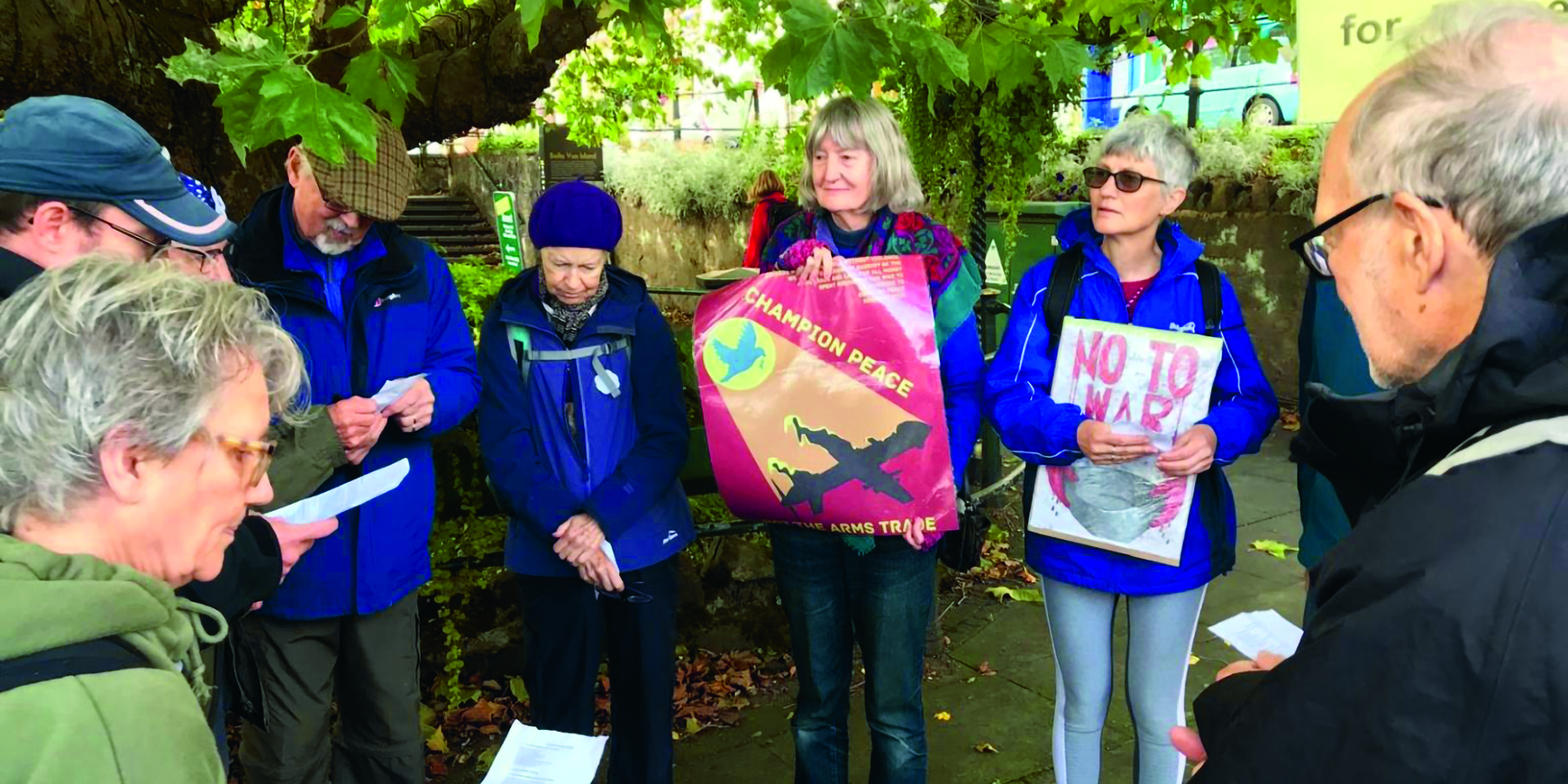 Peace pilgrimage says no to Telford arms fair