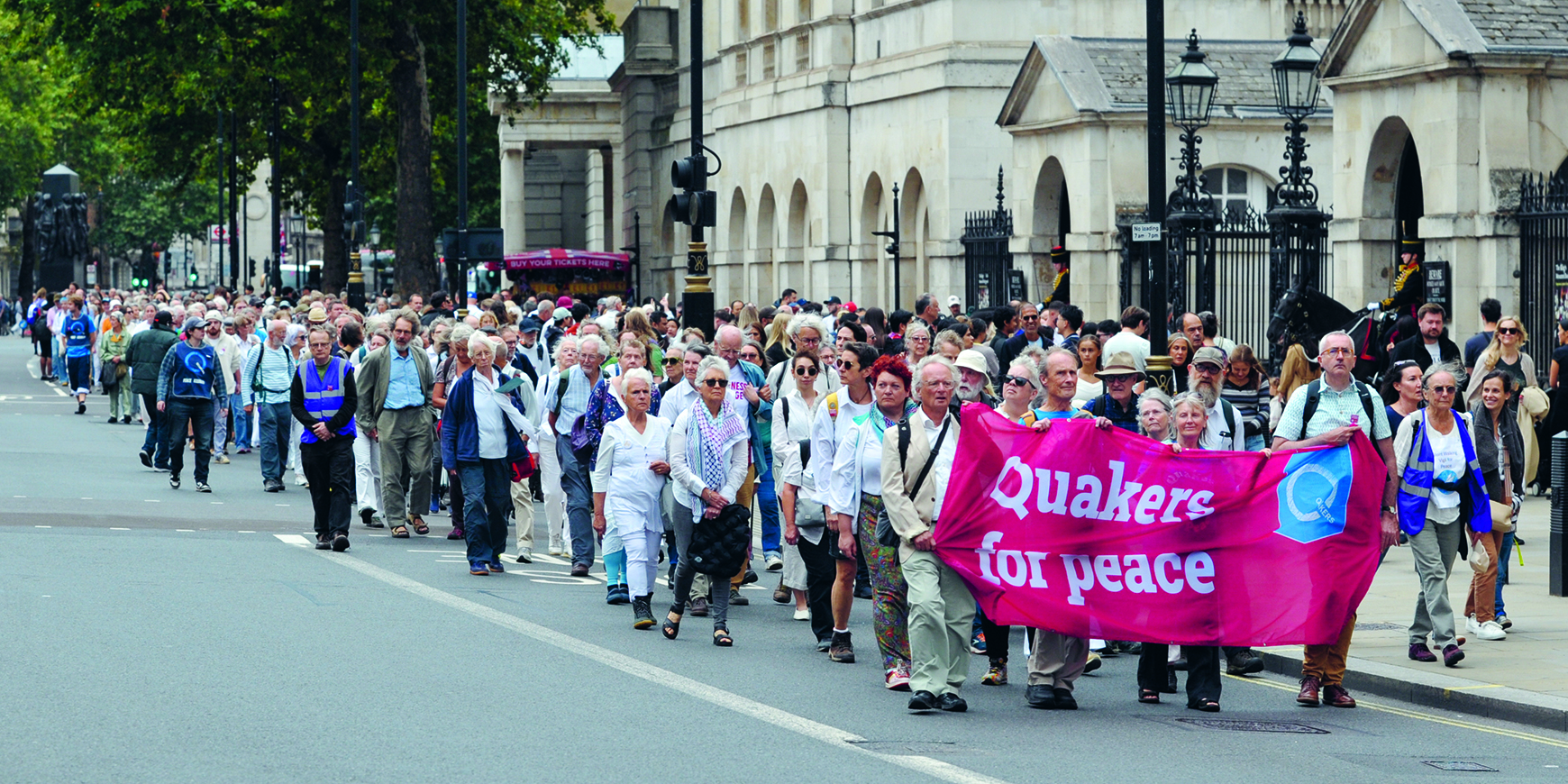 Stepping up: Steve Day on the Silent Walking Vigil for Peace