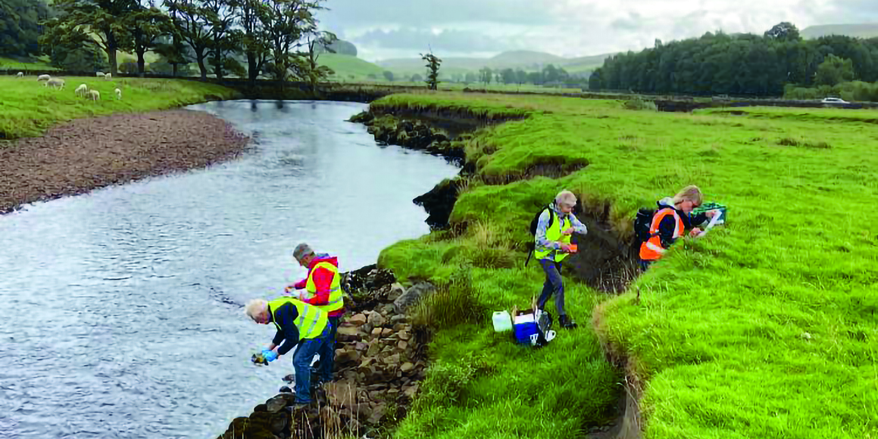 Quakers assist in river water quality testing