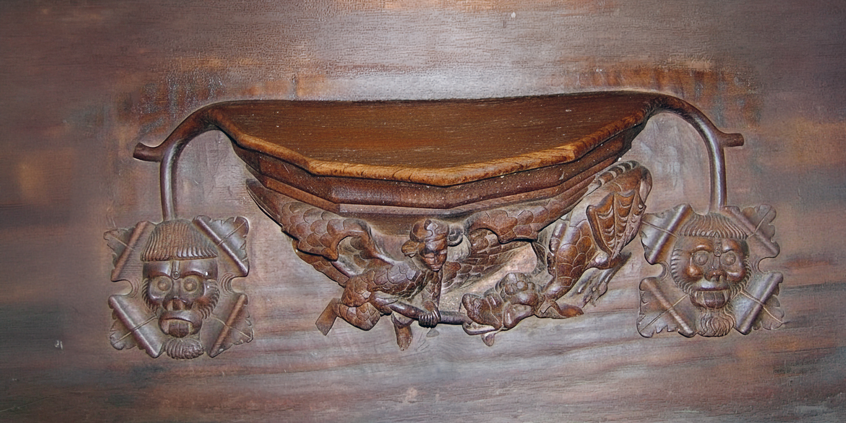 Poem: Misericord carving in Greystoke church