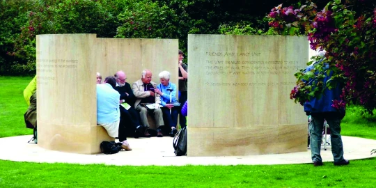 Quaker Service Memorial at the Arboretum.